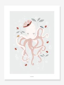 Linge de maison et décoration-Décoration-Cadre, affiche, pêle-mêle-Affiche Lady Octopus LILIPINSO