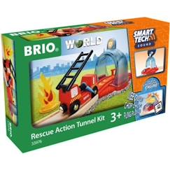 Brio World - 33976 - Portique Smart Tech Sound Thème Pompier - Jouet pour garçons et Filles dès 3 Ans  - vertbaudet enfant