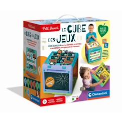Jeu éducatif pour enfant - Clementoni - Mon cube des jeux - Bleu - Mixte  - vertbaudet enfant