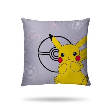 Housse De Couette Pikachu Pokémon 140x200 cm + 1 Taie d'oreiller 63x63 cm - 100% Coton - Mauve VIOLET 3 - vertbaudet enfant 