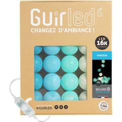 Guirlande lumineuse boules coton LED USB - Veilleuse bébé 2h -  3 intensités - 16 boules 1,6m - Horizon  - vertbaudet enfant