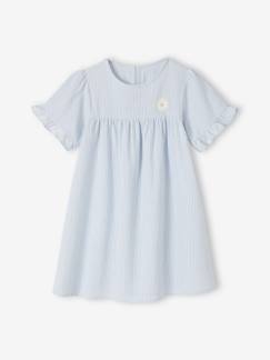 Chemise de nuit en popeline légère rayée  - vertbaudet enfant
