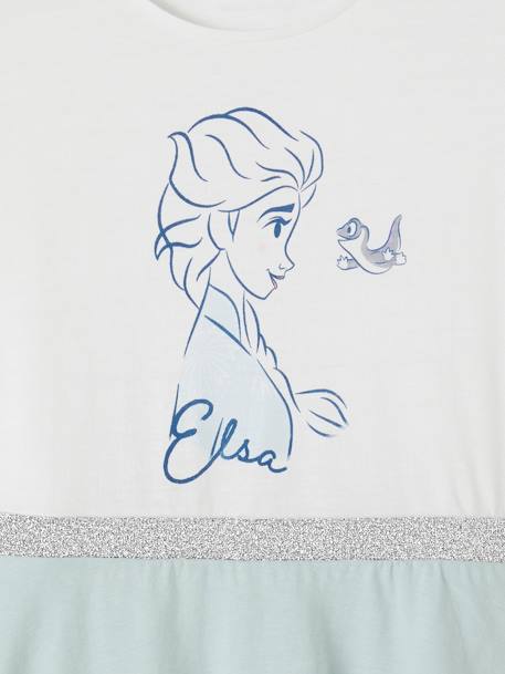Robe fille Disney® La Reine des Neiges blanc/bleu ciel 3 - vertbaudet enfant 