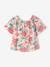 Tee-shirt blouse manches papillon fille écru+multicolore 8 - vertbaudet enfant 