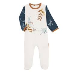 Pyjama bébé en molleton contenant du coton bio Ohana  - vertbaudet enfant