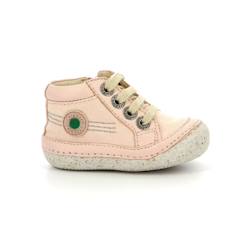 Chaussures-Chaussures fille 23-38-Boots, bottines-KICKERS Bottillons Sonistreet rose