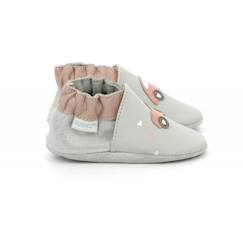 Chaussures-Chaussures fille 23-38-Chaussons-ROBEEZ Chaussons Welcomehome gris