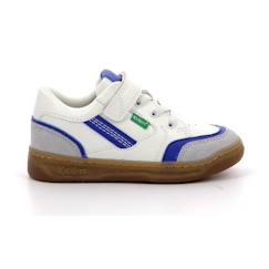 Chaussures-Chaussures fille 23-38-Baskets, tennis-KICKERS Baskets basses Kouic blanc
