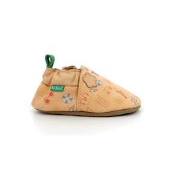 Chaussures-Chaussures fille 23-38-Chaussons-KICKERS Chaussons Kickbaby beige