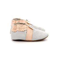 Chaussures-Chaussures fille 23-38-Chaussons-ROBEEZ Chaussons Happy Mood gris