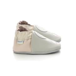 Chaussures-Chaussures fille 23-38-Chaussons-ROBEEZ Chaussons Dream Tacker beige