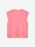 T-shirt à épaulettes motif placé fille écru+rose bonbon 9 - vertbaudet enfant 