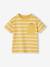 Tee-shirt rayé garçon personnalisable ocre+vert d'eau 3 - vertbaudet enfant 