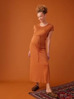 Vêtements de grossesse-Robe-Robe longue grossesse ENVIE DE FRAISE