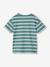 Tee-shirt rayé garçon personnalisable ocre+vert d'eau 9 - vertbaudet enfant 