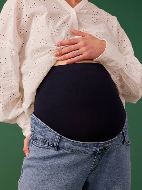 Jean droit grossesse avec bandeau Seamless ENVIE DE FRAISE denim bleached+stone 9 - vertbaudet enfant 