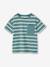 Tee-shirt rayé garçon personnalisable ocre+vert d'eau 8 - vertbaudet enfant 