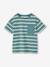 Tee-shirt rayé garçon personnalisable ocre+vert d'eau 7 - vertbaudet enfant 