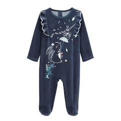 Pyjama bébé en velours Misscerise  - vertbaudet enfant