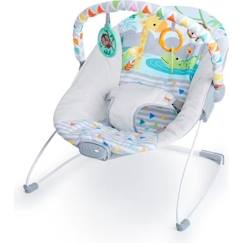 Transat pour bébé - BRIGHT STARTS - Safari Fun™ - Vibrant - Avec jouets suspendus - Harnais 3 points  - vertbaudet enfant