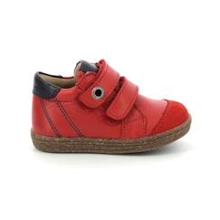 Chaussures-Chaussures bébé 17-26-Marche garçon 19-26-Baskets-ASTER Baskets hautes Washan rouge