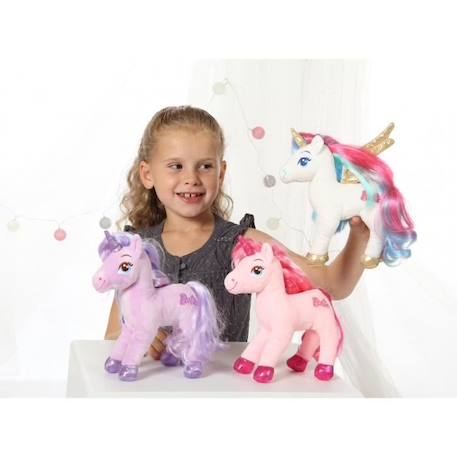 Gipsy Toys - Barbie Dreamtopia- Peluche - 18 cm - Pégase blanc BLANC 3 - vertbaudet enfant 