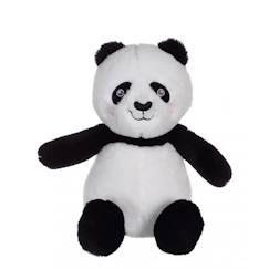 Gipsy Toys - Panda Econimals - Peluche Eco-Responsable - 24 cm - Noir & Blanc  - vertbaudet enfant