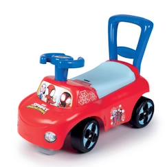 Smoby - Porteur auto Spidey - Fonction Trotteur - Coffre à jouets - Butées anti-bascule  - vertbaudet enfant