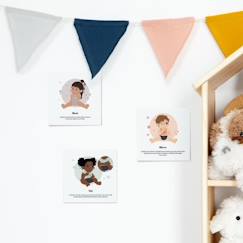 3 lots de cartes bébé signe - family - L'Atelier Gigogne - apprendre à signer avec bébé  - vertbaudet enfant