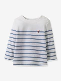 T-shirt marinière bébé coton biologique CYRILLUS  - vertbaudet enfant
