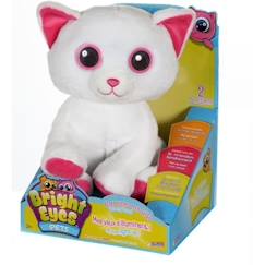 Gipsy Toys - Bright Eyes Pets Chat - 25 cm - Rose & Blanc  - vertbaudet enfant