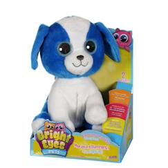 Jouet-Premier âge-Gipsy Toys - Bright Eyes Pets Chien - 25 cm - Bleu & Blanc