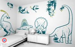 Linge de maison et décoration-Décoration-Papier peint, sticker-Kit Diplodocus