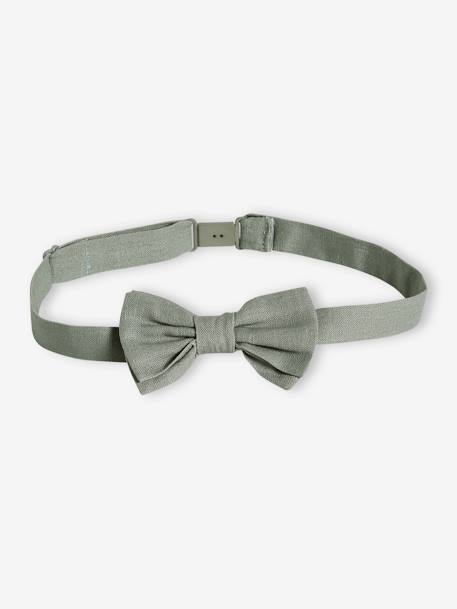 Garçon-Accessoires-Cravate, noeud papillon, ceinture-Noeud papillon uni garçon