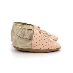 Chaussures-Chaussures garçon 23-38-Chaussons-ROBEEZ Chaussons Cookie Lover rose