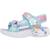 Sandale - nu-pieds Skechers 136642 Blanc - Fille - Enfant - Compensé - Textile BLANC 2 - vertbaudet enfant 