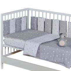 Linge de maison et décoration-Linge de lit bébé-Housse de couette-Parure de lit bébé réversible en coton, STELLA