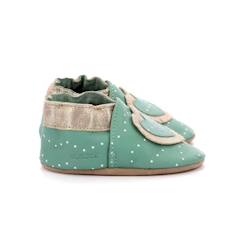 Chaussures-Chaussures fille 23-38-ROBEEZ Chaussons Baby Tiny Heart gris