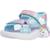 Sandale - nu-pieds Skechers 136642 Blanc - Fille - Enfant - Compensé - Textile BLANC 1 - vertbaudet enfant 