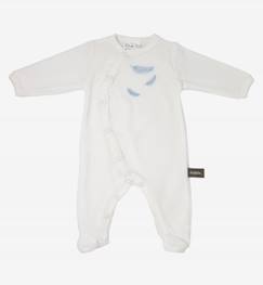 Pyjama bébé en Coton Bio à motifs plumes colorées  - vertbaudet enfant