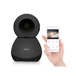 Babyphone Wi-Fi avec caméra Alecto SMARTBABY10BK Noir - ALECTO - SMARTBABY10BK - FHSS - LCD - Numérique  - vertbaudet enfant