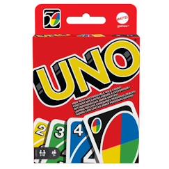 Jeu de Cartes Uno - Mattel Games - Pour toute la famille - 2 joueurs ou plus - Dès 7 ans  - vertbaudet enfant
