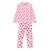 Pyjama long imprimé pommes - Ensemble chemise et pantalon - 95% Coton - 5% Elasthanne - Rose ROSE 2 - vertbaudet enfant 