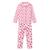 Pyjama long imprimé pommes - Ensemble chemise et pantalon - 95% Coton - 5% Elasthanne - Rose ROSE 1 - vertbaudet enfant 