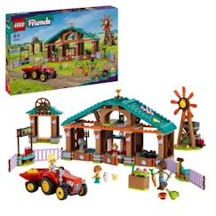 LEGO® 42617 Friends Le Refuge des Animaux de la Ferme, Jouet de Ferme avec 3 Figurines et 5 Animaux, plus un Tracteur  - vertbaudet enfant