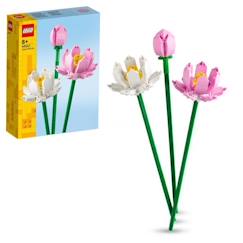 LEGO® 40647 Creator Les Fleurs de Lotus, Kit de Construction pour Filles et Garçons Dès 8 Ans, avec 3 Fleurs Artificielles  - vertbaudet enfant
