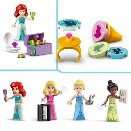 LEGO® 43246 Disney Princess Les Aventures des Princesses Disney au Marché, Jouet avec 4 Mini Poupées : Ariel, Cendrillon VERT 4 - vertbaudet enfant 