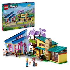 LEGO® 42620 Friends Les Maisons Familiales d’Olly et de Paisley, Jouet de Poupée avec Figurines et Accessoires  - vertbaudet enfant