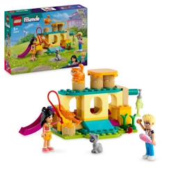 -LEGO® 42612 Friends Les Aventures des Chats au Parc, Jouets avec Animaux et Figurines, dont Olly, Liann et 2 Figurines de Chat
