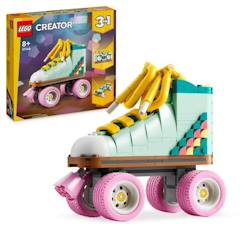 LEGO® 31148 Creator 3en1 Les Patins à Roulettes Rétro, Jouet avec Mini-Skateboard et Boombox, Décoration Rétro  - vertbaudet enfant